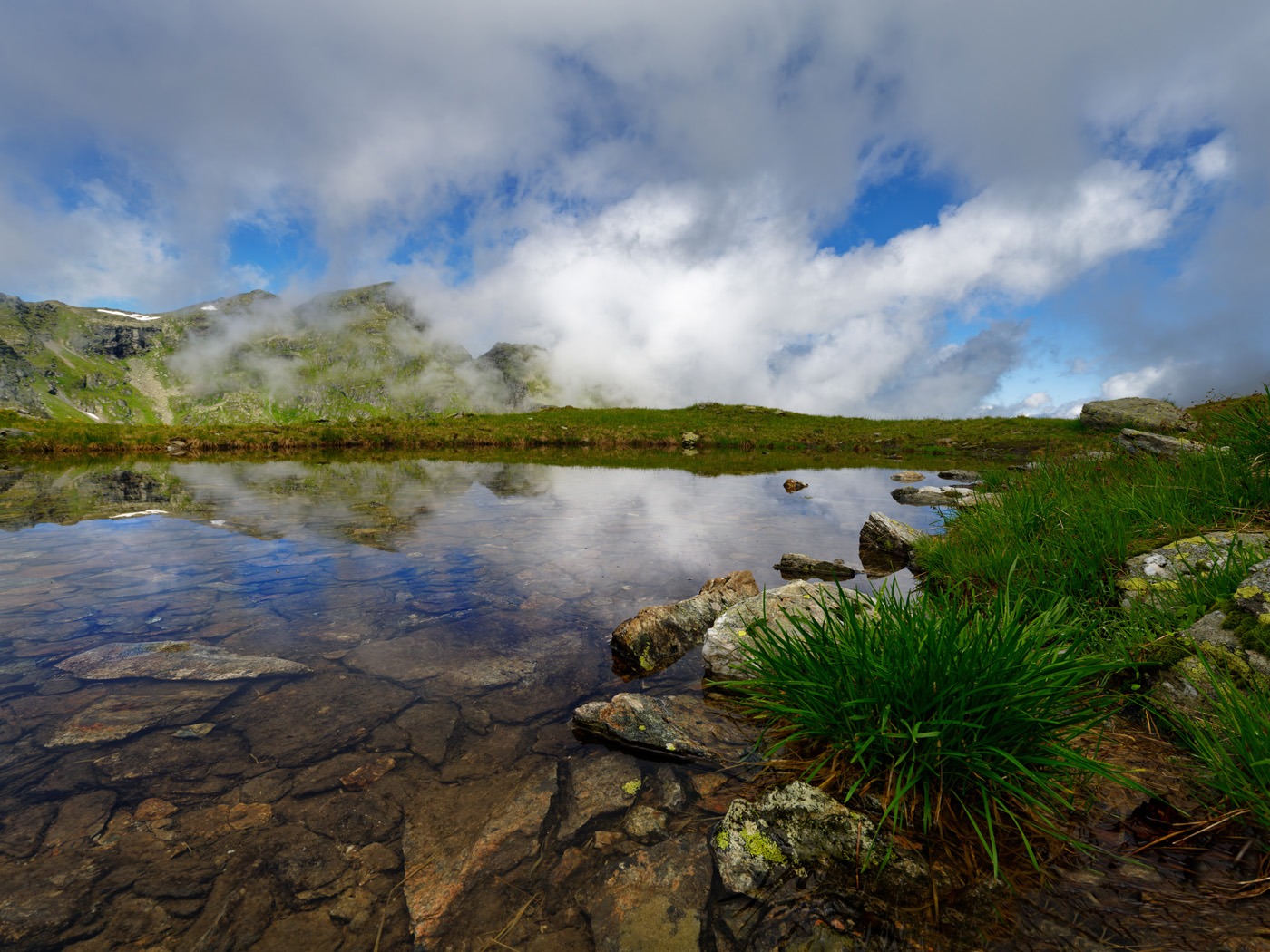 Österreich Gaschurn Alpensee