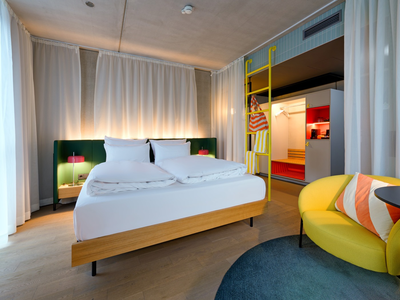 Hotelfotografie Badeschloss Bad Gaschurn Hotelbett